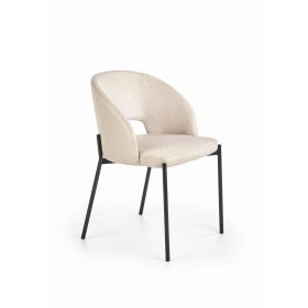   Stolica Halmar K373, tapacirana stolica za dnevni boravak, bež