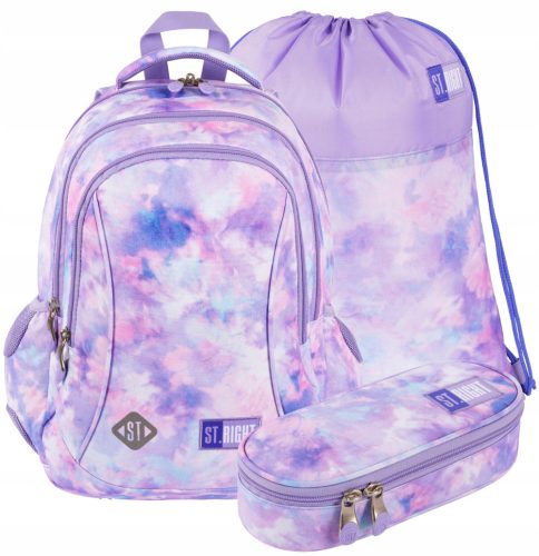 ST.RIGHT DJEČJI RANČ OMBRE PASTEL DREAM ZA ŠKOLU Kupite sada na Allegro.hr za 199,99 kn - RANAC ZA ŠKOLU S TRI ODJELJKA + PERNICA + TORBA PASTEL DREAM OMBRE-58
