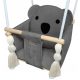 Dječja ljuljačka za dječju sobu s poklonom Koala Bear Grey