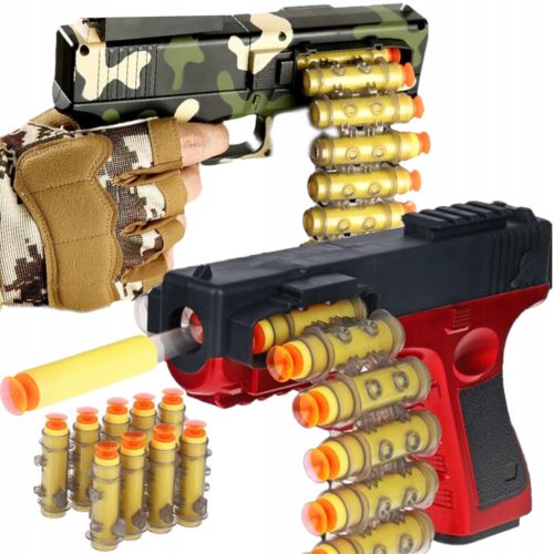 NERF Glock Poluautomatska Puška sa Strijelama + 20 Strela