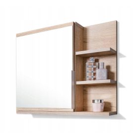 Kupaonski ormarić s ogledalom, sonoma hrast desni