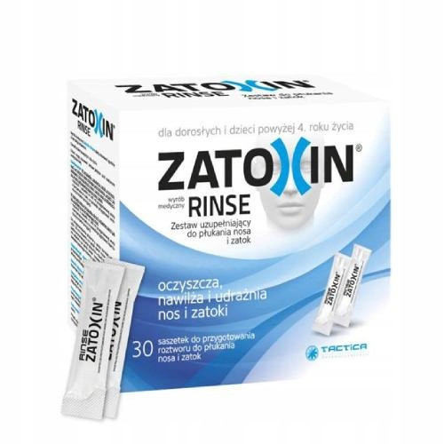 Zatoxin Rinse Set za Ispravljanje Nosne i Sinusne Polipiće, 30 Vrećica