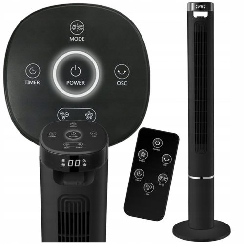  Mirpol TF-2003-I-46 stupni ventilator, crni