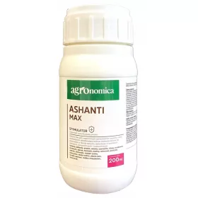   Organsko prirodno gnojivo Ashanti Max 0,2L AGRONOMICA - kalijev nitrofenolat, stimulator rasta