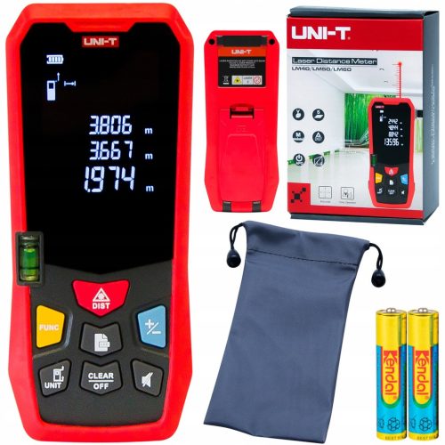 Daljinomjer UNI-T LM60 Laser 60m + Poziomica