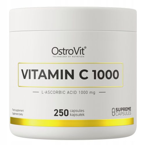 OstroVit Vitamin C 1000 mg - 250 kapsula za jačanje imuniteta