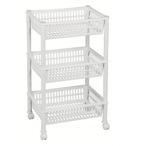 Regal za kupaonicu Plast-Team Jumbo Eco 68,5x39,4x29 cm bijeli