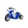 Motocikl Chopper na baterije za djecu, Plavi + 3 kotača + Zvukovi + LED svjetla