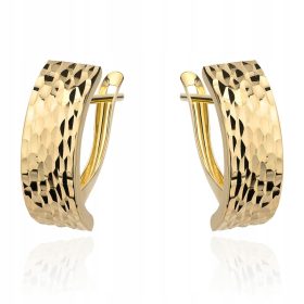 Zlatne naušnice s dijamantima 585