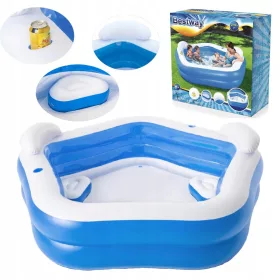  Bestway okrugli bazen na napuhavanje 213 x 206 cm