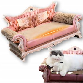   Drapak za mačke u obliku sofe, kartonska mačka grebalica za leglo do 60 cm