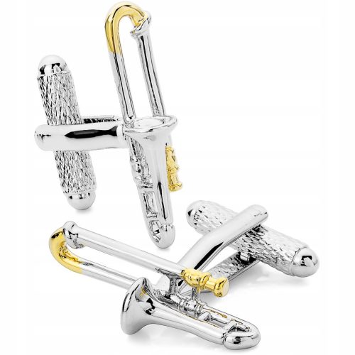 Trombon Manžete Elegantni Poklon za Glazbenika Onyx Art London