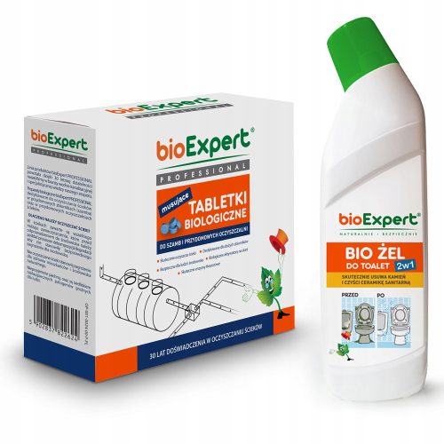 Septičke bakterije 24kom + Bio gel za WC 750ml BIOEXPERT