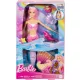  Barbie Malibu Sirena lutka s dugom kosom, koja mijenja boju