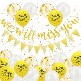 Set za oproštajnu zabavu s girlandom i balonima