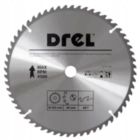 Drel CON-TCT-3506 list pile za drvo 350x30 mm 60T