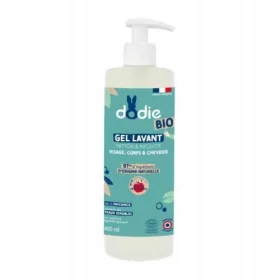    Dodie Gel za pranje kose tijela i lica za djecu 3u1, ne pecka, 400 ml