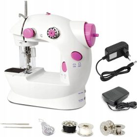    PRAVI ŠIVAĆI STROJ ZA DJECU s POKROVOM ZA PRSTE + IGLA ZA KONAC 2024