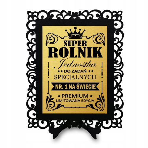  CERTIFIKAT DIPLOMA SUPER FARMER POKLON ZA POLJOPRIVREDNIKA ROĐENDAN IME IME
