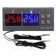 Dvostruki termostat regulator temperature STC-3008 s 2 senzora, releji