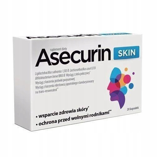 Asecurin Skin 20 kapsula za kožu