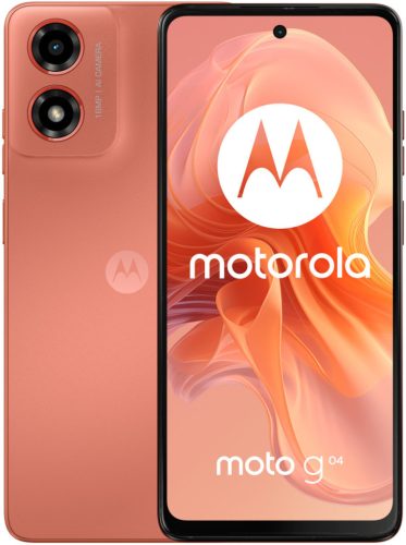 Motorola Moto G04 4/128GB 4G LTE Pametni Telefon u Narančastoj Boji