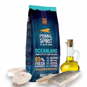    Suha hrana za alergične pse Primal Spirit Oceanland riba 12 kg