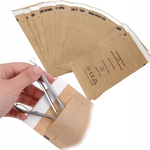 PAPIRNE VREĆICE ZA STERILIZACIJU INSTRUMENATA 100 X 200 mm 100 kom.