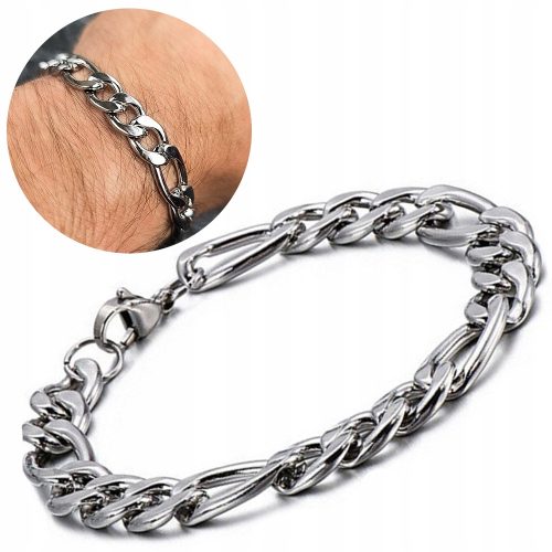 Muška narukvica FIAGARO WEAVE od srebrnog čelika, 10 mm
