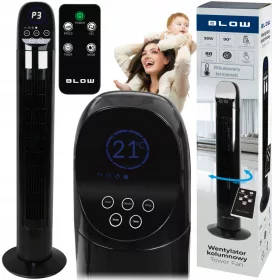  STUPNI VENTILATOR, STOJEĆI VENTILATOR, CRNI DALJINSKI