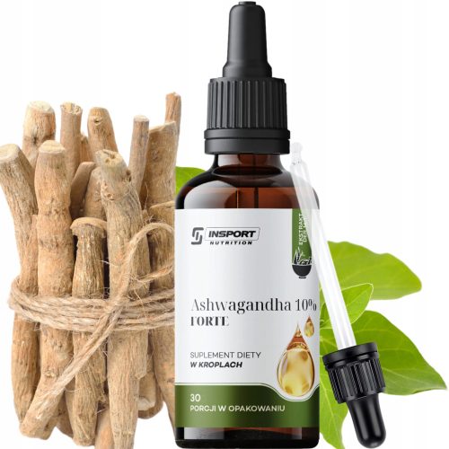 Ashwagandha Forte 10% Witanolidi - 30ml Kapi za Memoriju i Koncentraciju