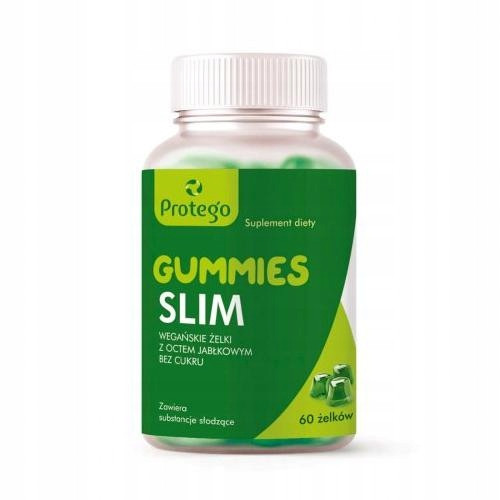Protego GummieS Slim gumene bombone od jabučnog octa bez šećera, 60 gumenih bombona