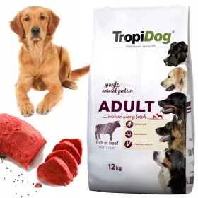  Govedina TROPIDOG 12 kg za odrasle srednje velike pasmine