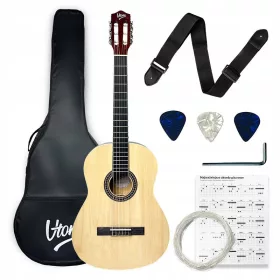   Vrhunska 4/4 klasična gitara za početnike s setom dodataka u 2 boje