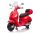 Električni dječji skuter Vespa GTS Super Red Milly Mally