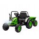  Milly Mally Vozilo na akumulator Traktor s prikolicom Farmer Green