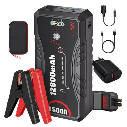 POKRETANJE BOOSTER FUMO 1500A + QC 3.0 punjiva baterija