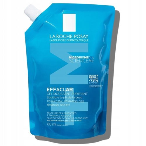 La Roche-Posay Effaclar Gel za čišćenje masne kože 400 ml REFILL