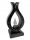 LED LAMPION, ELEKTRIČNI, 29 cm, CRNI