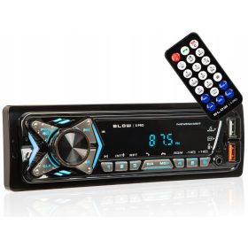  RADIO SAMOCHODOWE BLUETOOTH 1-DIN USB AUX SD PILOT