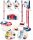 Set za čišćenje za djecu 8u1 Uspravni usisavač Robot Mop i metla 3 L+