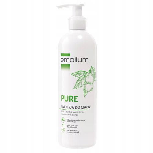 Emolium Pure Emulzija za tijelo od prvog dana, 400 ml