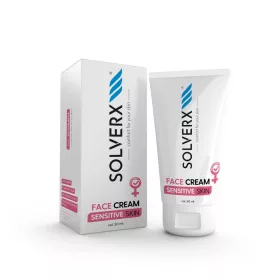  SOLVERX Krem za osjetljivu kožu lica, 50ml – Intenzivna hidratacija i regeneracija