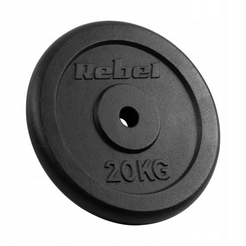 Nosivost od lijevanog željeza 20kg, rupa 31mm, ploča REBEL ACTIVE classic