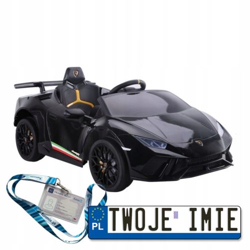  AUTO NA AKUMULATOR LAMBORGHINI HURACAN EKO KOŽA EVA LED BLUETOOTH USB SJEDILA SJEDALA