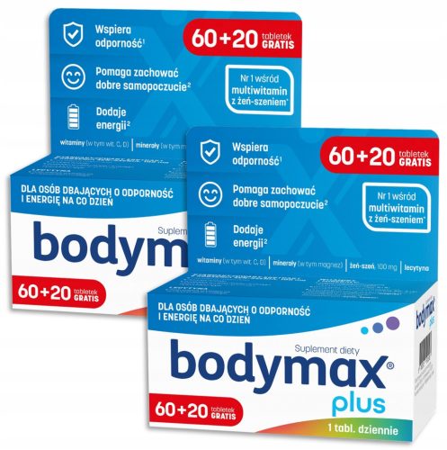 Bodymax Plus - Vitamini za energiju i jačanje imuniteta s ekstraktom ginsenga