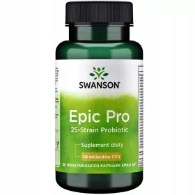   Epic Pro 25-Strain Probiotik s 30 milijardi CFU i prebiotikom FOS - 30 vegetarian capsule