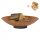  Vrtna posuda za vodu za kamin Corten Ring 80 cm čelik debljine 3 mm