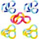 5 komada Tangle Fidget Igračka Twisty Toy Zmija Dekompresijska igračka