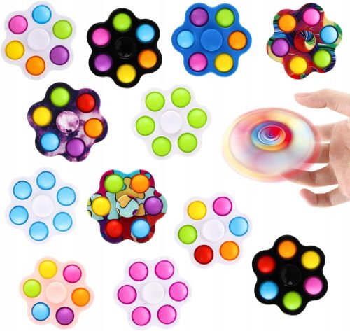 12 paketa Magic Toy Spinning Set protiv stresa